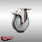 Service Caster 5 Inch 316SS Gray Polyurethane Swivel Top Plate Caster with Total Lock Brake SCC-SS316TTL20S514-PPUB - alternate 5